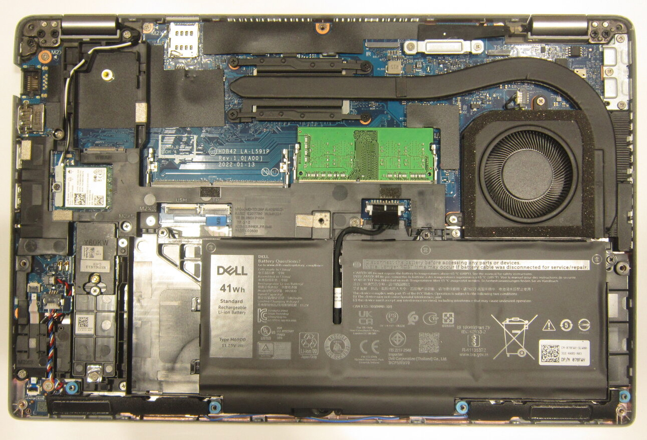 Internal Photo of DELL Latitude 13 5340 5430S LCD Cable 450.0SG02.0002 07F5HY FHD RGB (Latitude 5430)